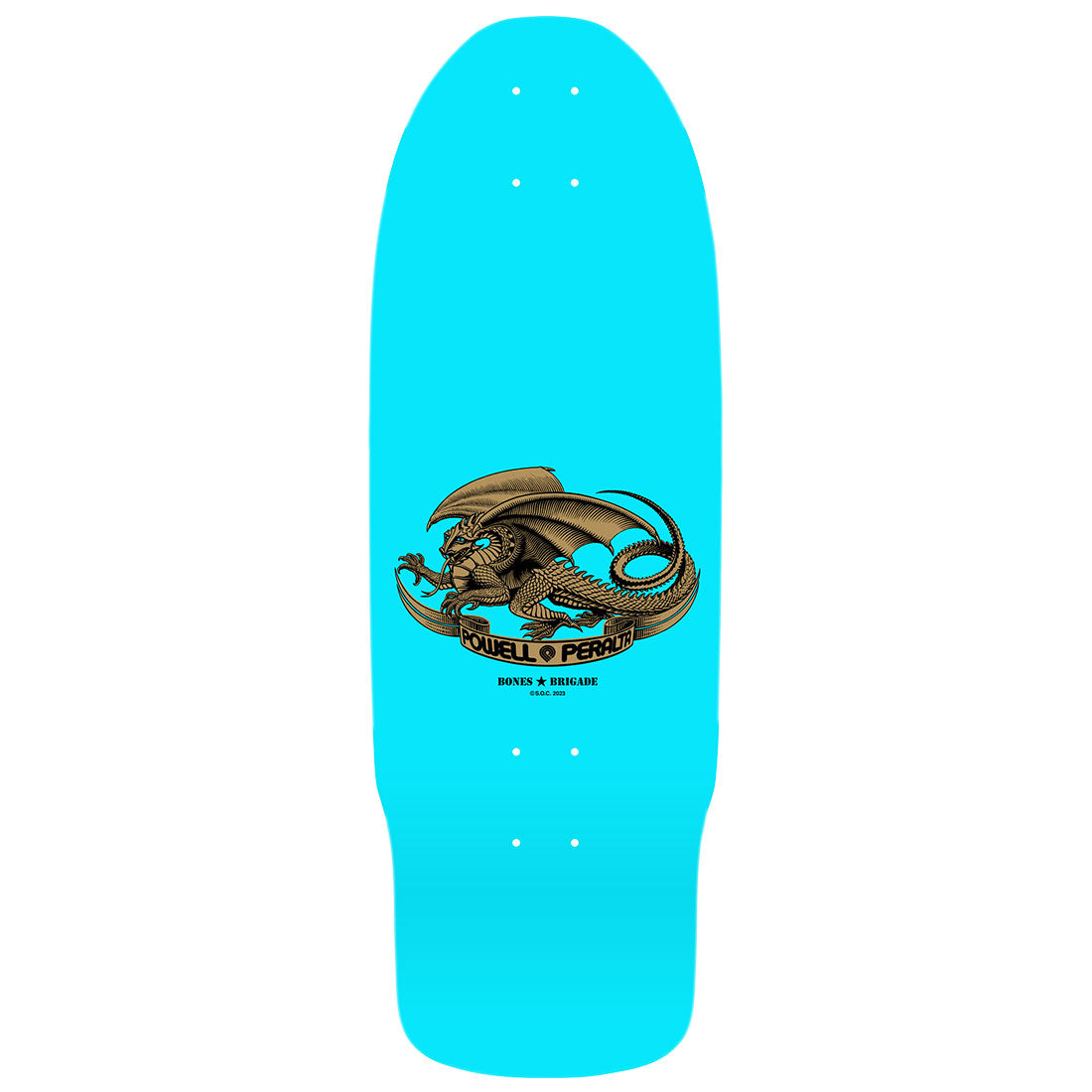 Powell Peralta BB Caballero 15th Series Deck - Sky Blue Skateboard Decks Old School