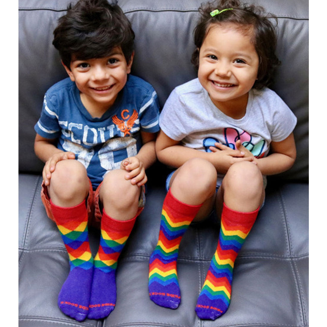 Pride Casual Socks - Argyle Magic Toddler 10&quot; Apparel Socks