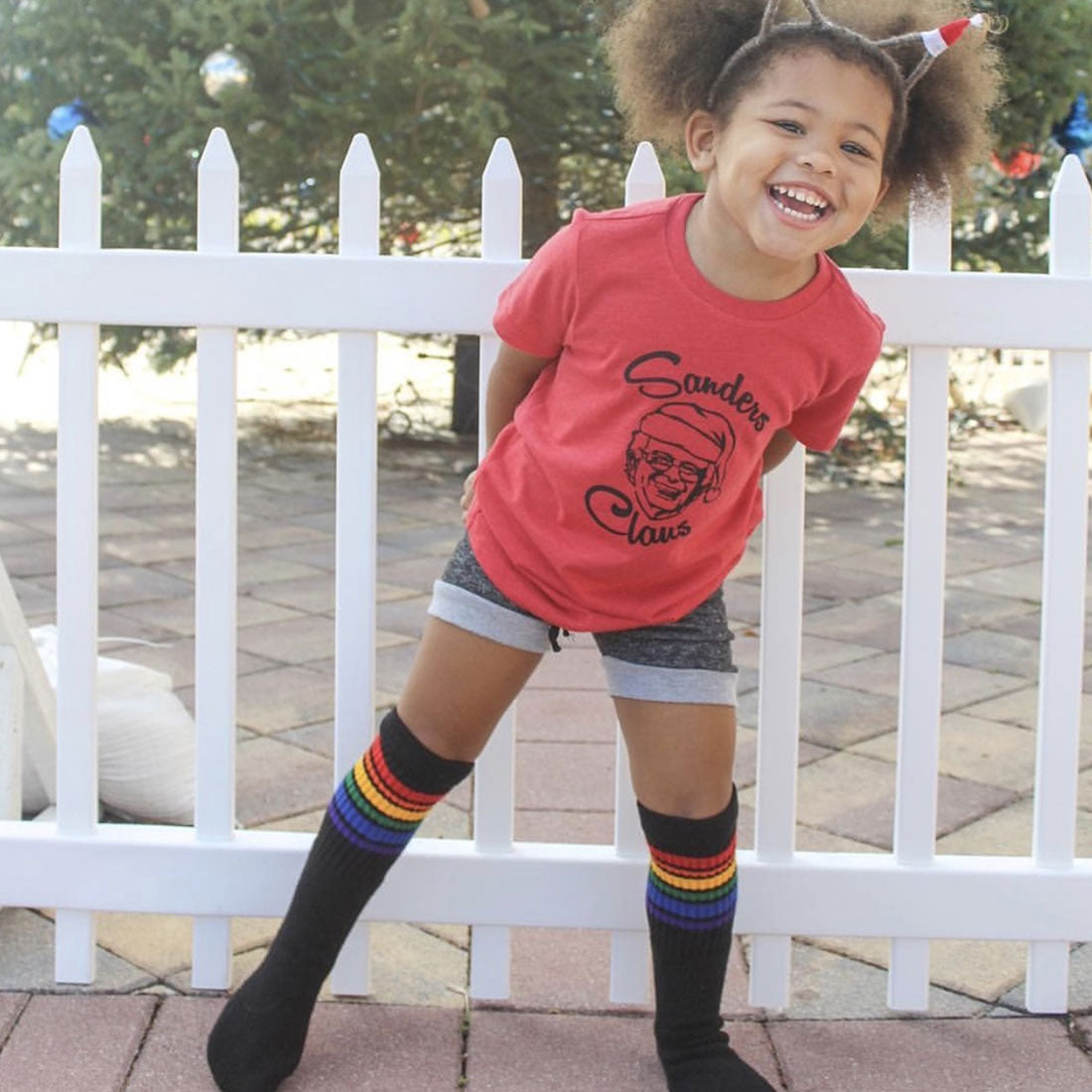 Pride Tube Socks - Brave Junior 14&quot; Apparel Socks