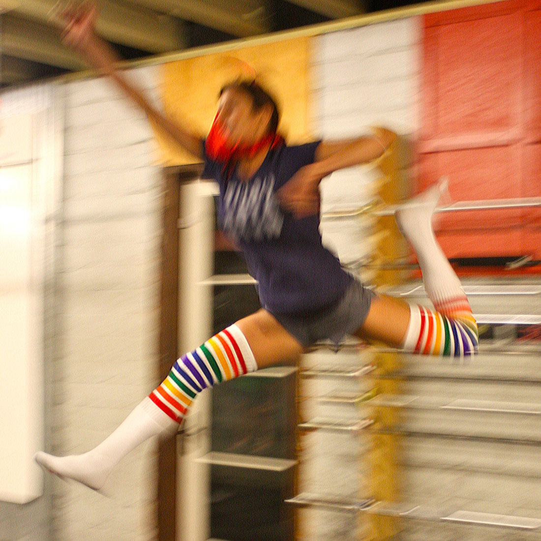 Pride Tube Socks - Freedom Thigh 35&quot; Apparel Socks