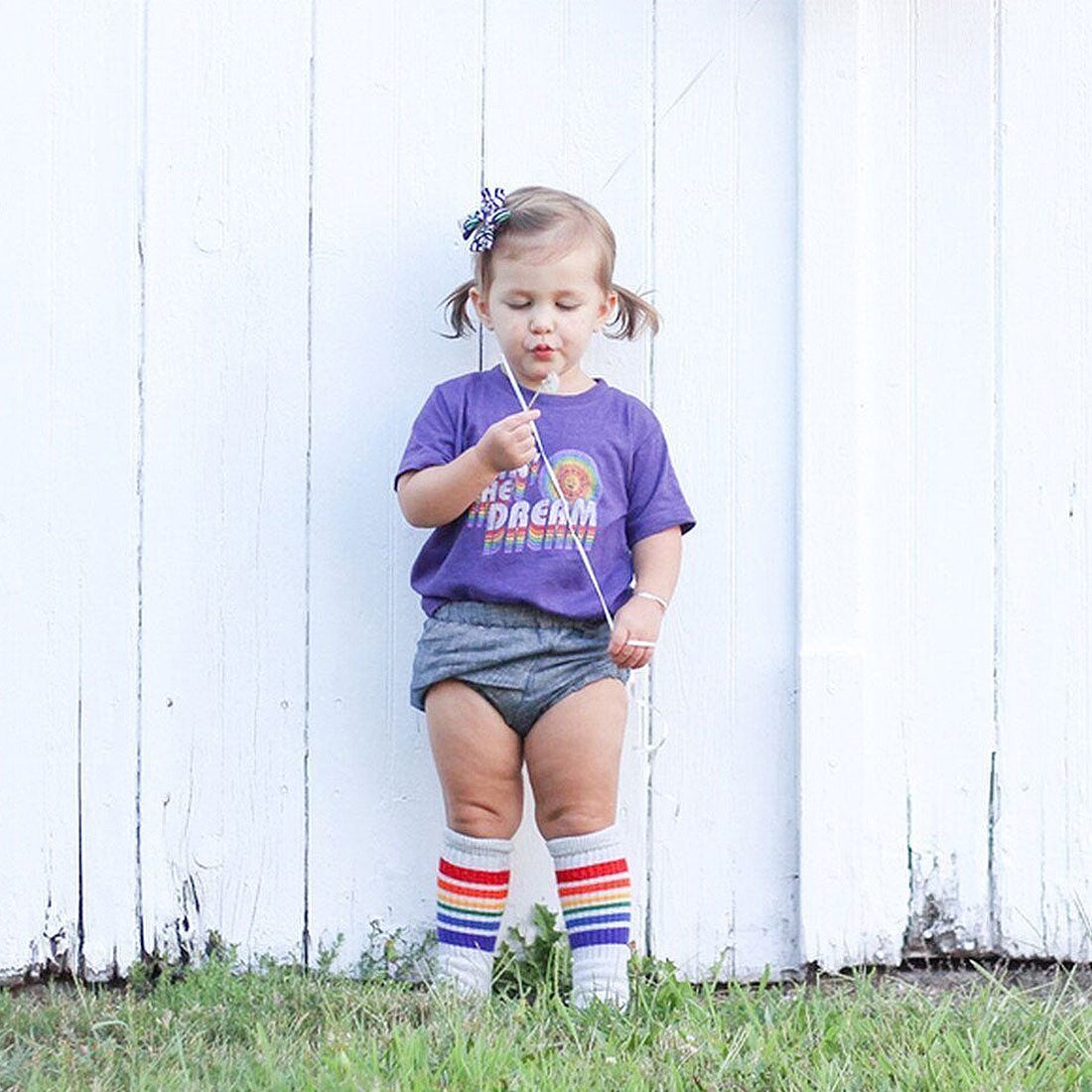 Pride Tube Socks - Happy Toddler 10&quot; Apparel Socks