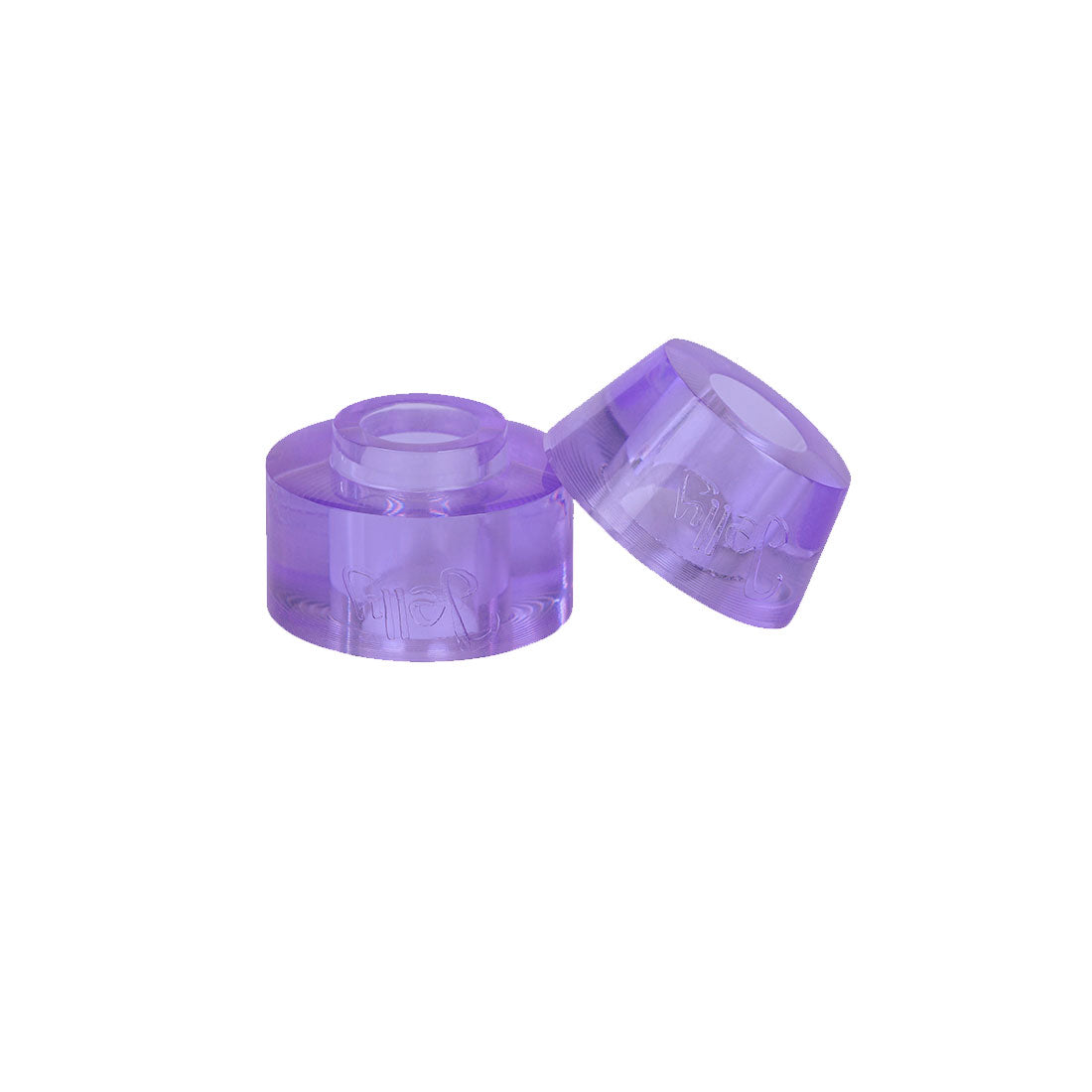 Chaya Jelly Interlock Cushions 8pk 12mm Barrel &amp; 12mm Conical Purple 80A Roller Skate Hardware and Parts