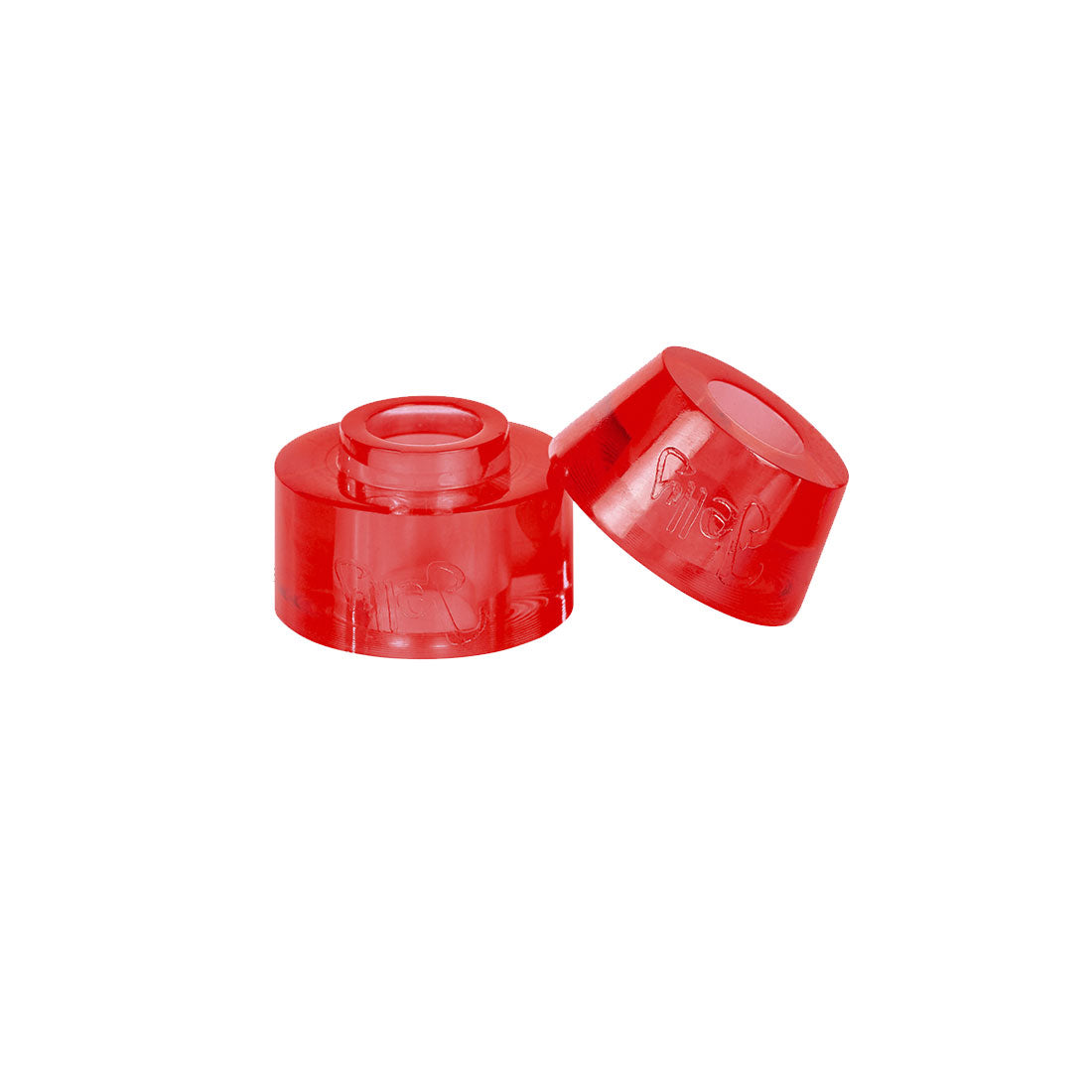 Chaya Jelly Interlock Cushions 8pk 12mm Barrel &amp; 12mm Conical Red 85A Roller Skate Hardware and Parts