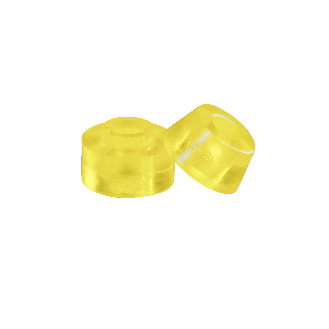 Chaya Jelly Interlock Cushions 8pk 12mm Barrel &amp; 12mm Conical Yellow 95A Roller Skate Hardware and Parts