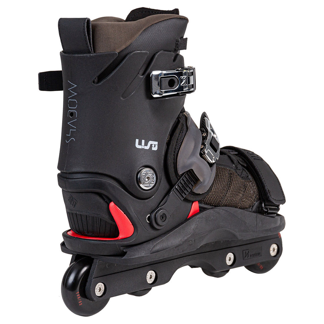 USD Shadow Team 60 Skate - Black/Brown Inline Aggressive Skates