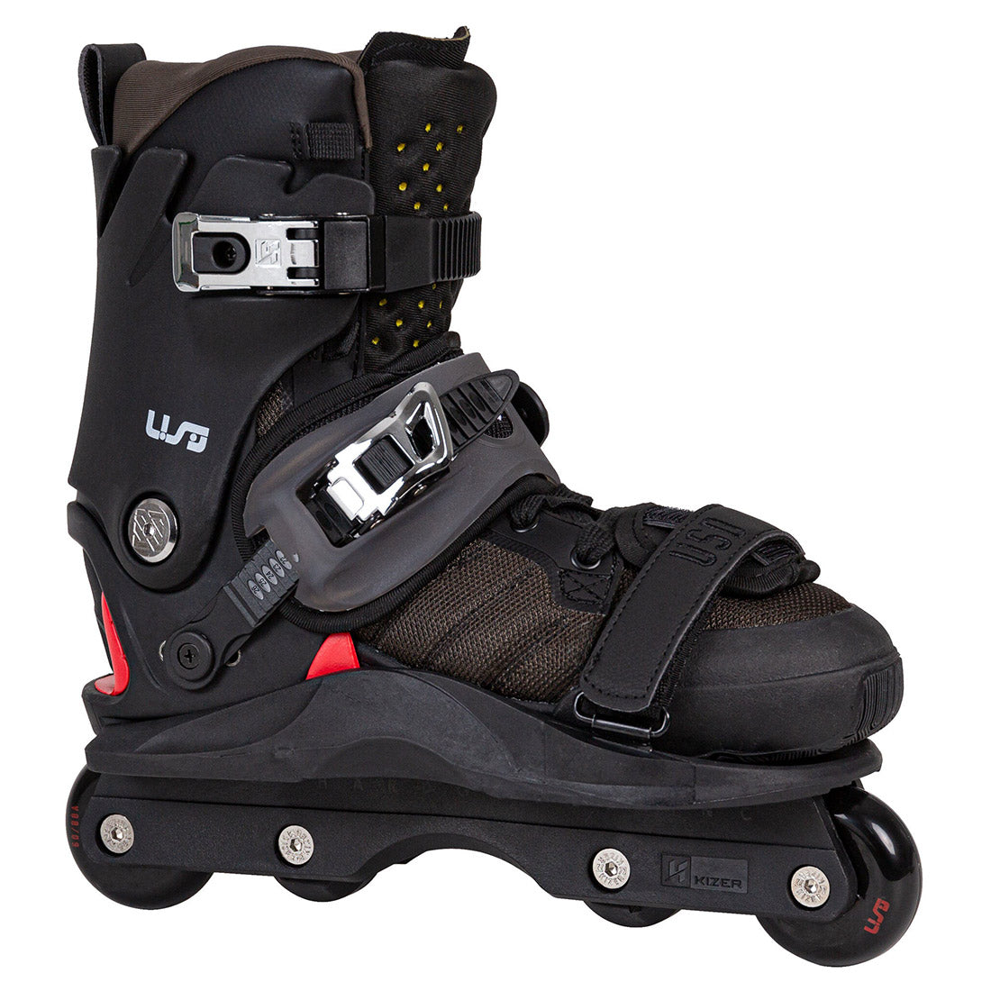 USD Shadow Team 60 Skate - Black/Brown Inline Aggressive Skates