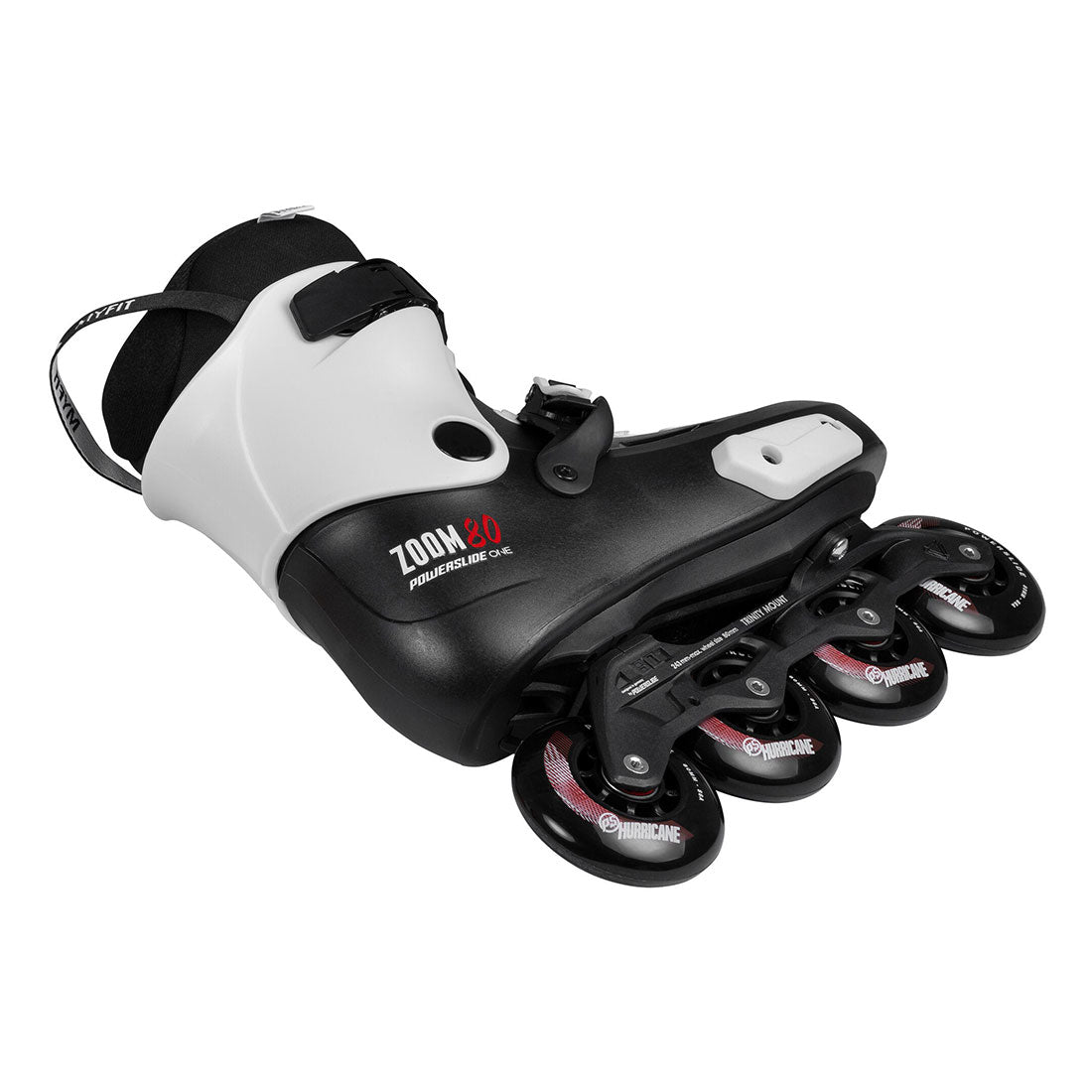 Powerslide Zoom Pro 80 - Black/White Inline Rec Skates