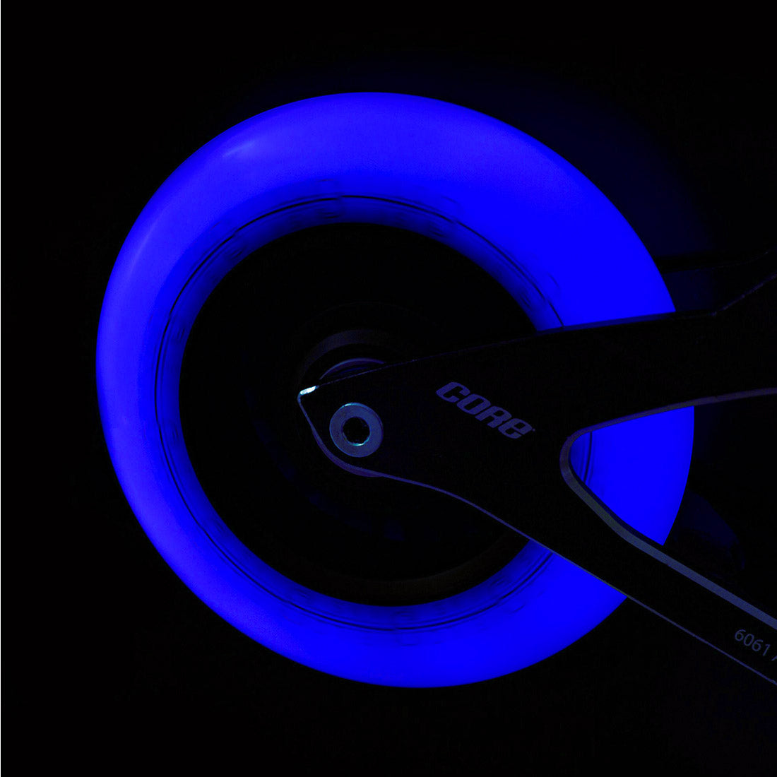 Powerslide Neons LED 100mm 85a 3pk Blue LED Inline Rec Wheels