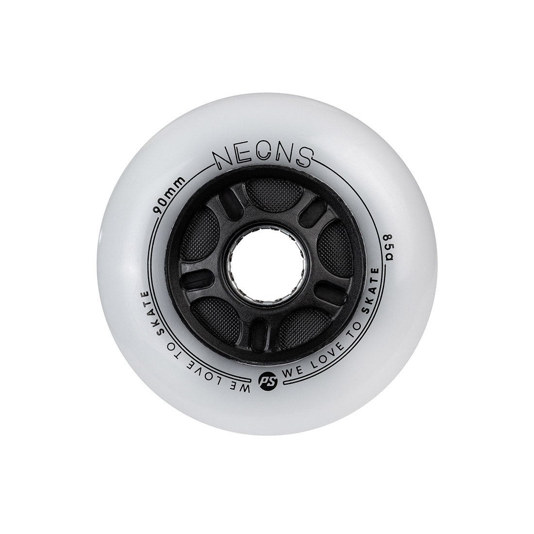 Powerslide Neons LED 90mm 85a 4pk Inline Rec Wheels