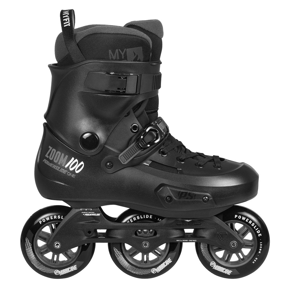 Powerslide Zoom Pro 100 - Black Inline Rec Skates