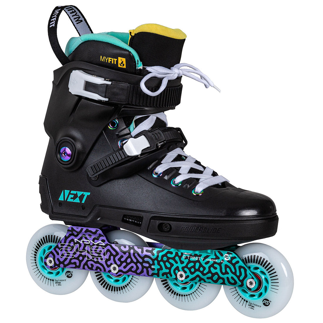 Powerslide Next 80 - Multicolour Inline Rec Skates