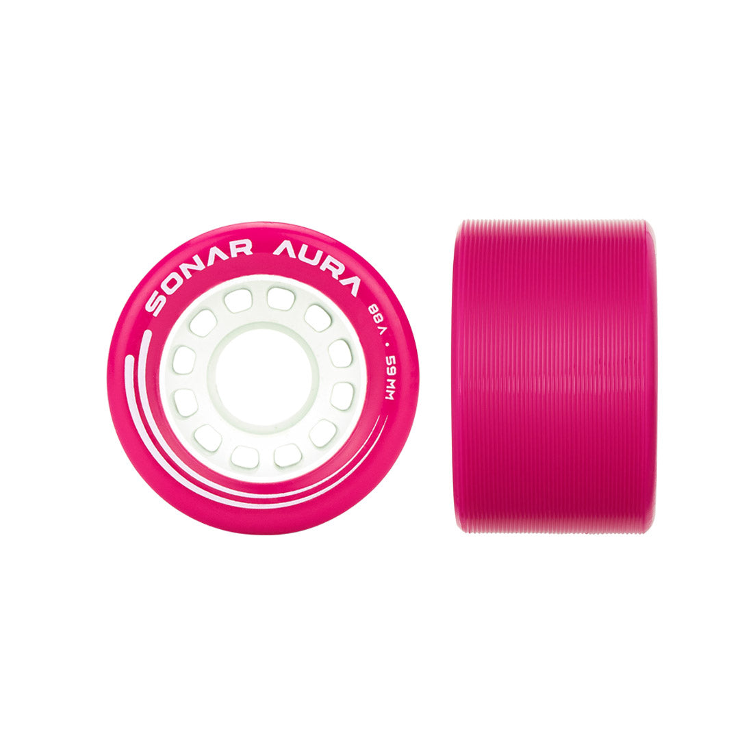 Sonar Aura 59mm Wheels 4pk 88a Fuchsia Roller Skate Wheels