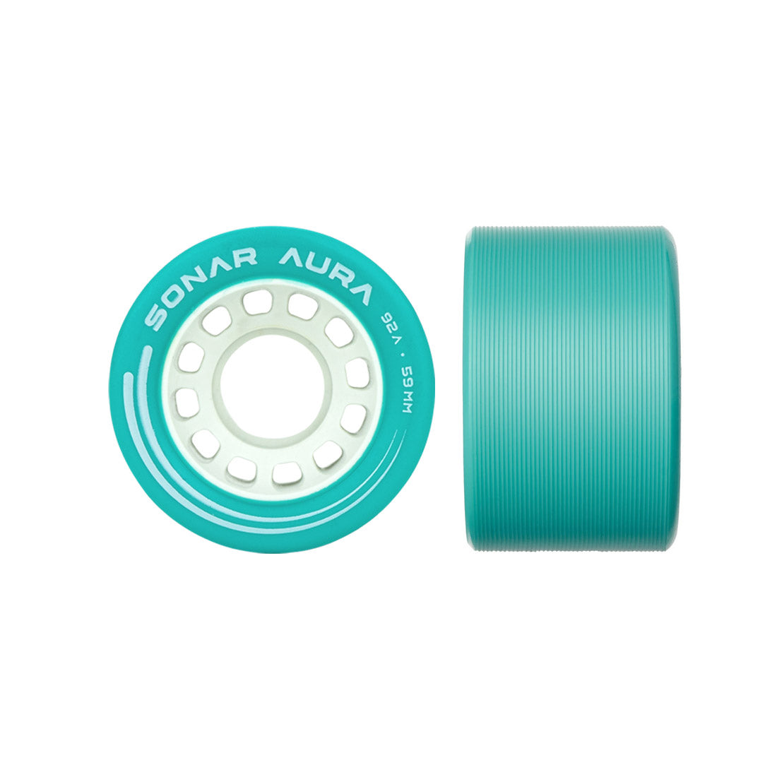 Sonar Aura 59mm Wheels 4pk 92a Blue Roller Skate Wheels