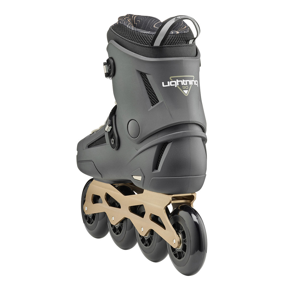 Rollerblade Lightning 90 - Anthracite/Taupe Inline Rec Skates