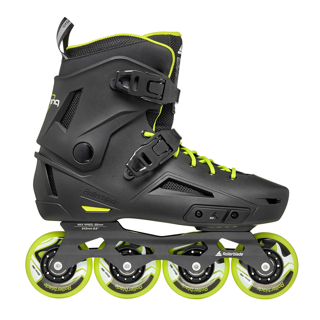 Rollerblade Lightning - Black/Lime Inline Rec Skates