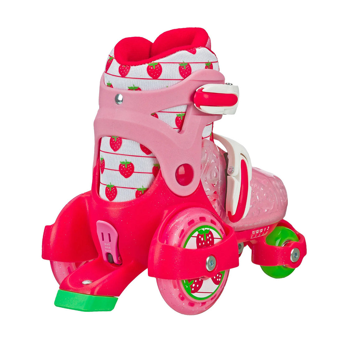 RDS Fun Roll Adjustable Skates - Strawberry Roller Skates