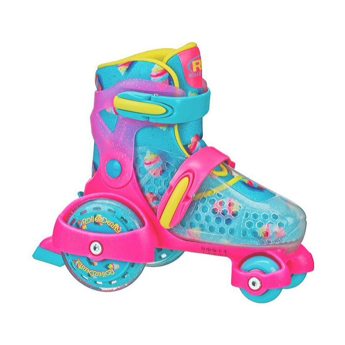 RDS Fun Roll Adjustable Skates - Ice Cream Roller Skates