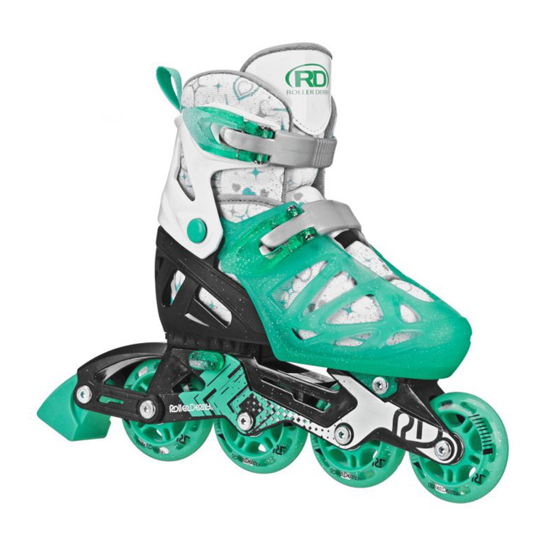 RDS Tracer Skates - Mint/White Inline Kids