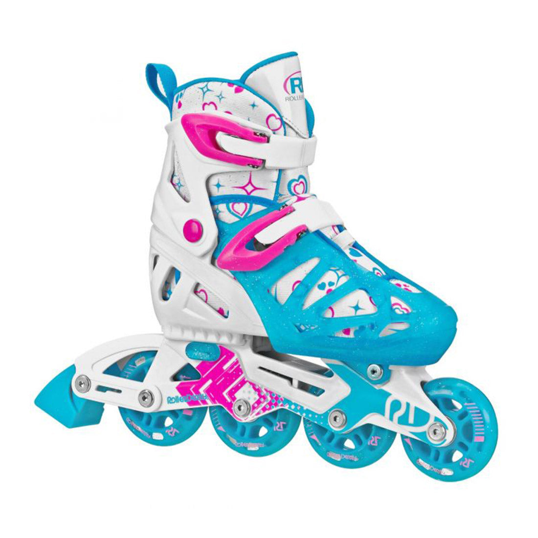 RDS Tracer Skates - Blue/White Inline Kids