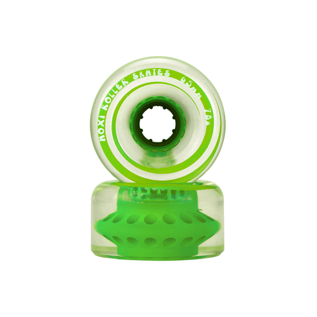 Moxi Gummy 65mm 78a Wheels 4pk Honeydew Roller Skate Wheels