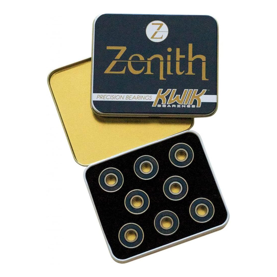 Kwik Zenith Bearings 8mm 16pk Inline and Quad Bearings