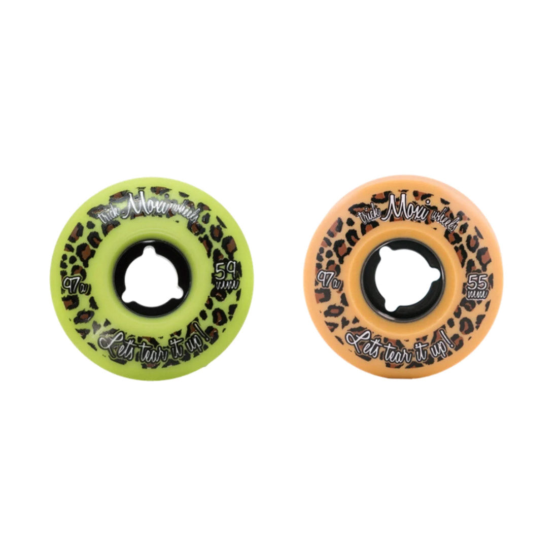 Moxi Trick 55/59mm 97a Wheels 4pk Roller Skate Wheels