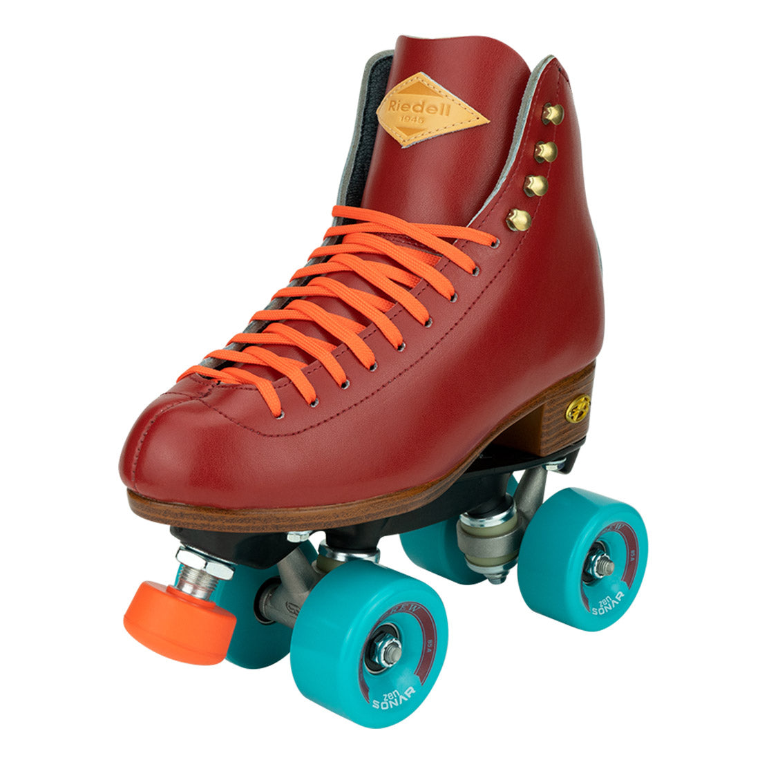 Riedell Crew Skate - Crimson Roller Skates