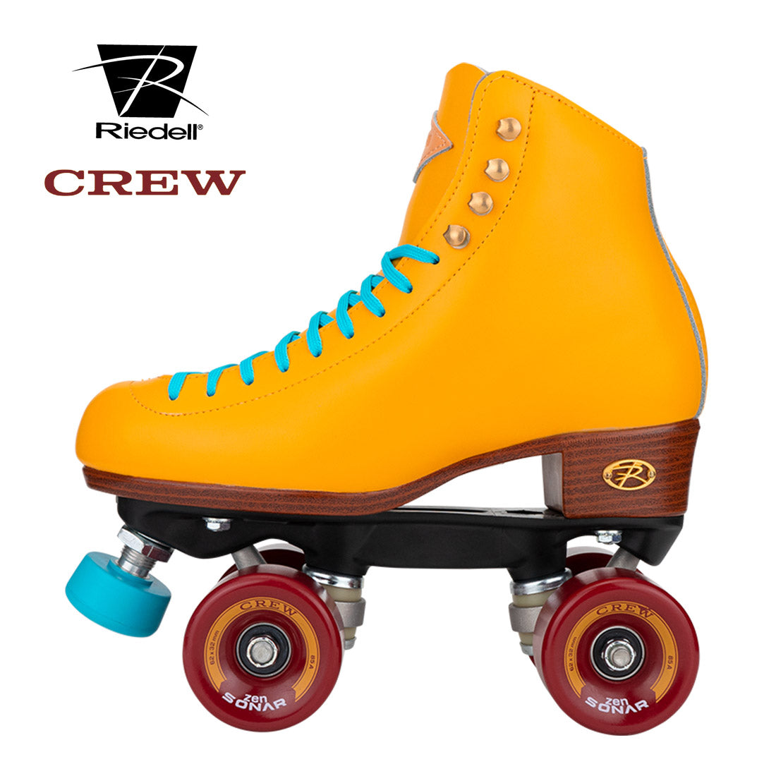 Riedell Crew Skate - Turmeric Roller Skates