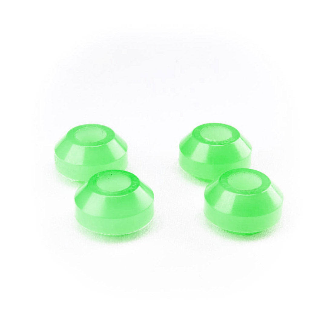 Roll-Line Urethane Cushions (Matrix/Evo) - Upper 4pk X-SOFT | Green Roller Skate Hardware and Parts