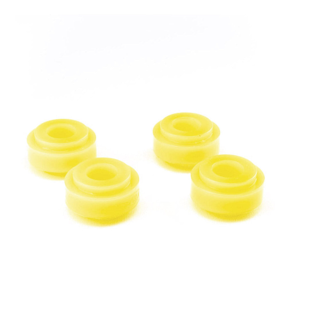 Roll-Line Urethane Cushions 4pk Lower (Flat) X-HARD | Yellow Roller Skate Hardware and Parts