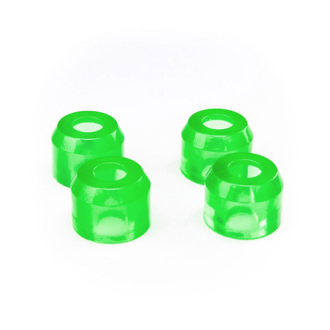 Roll-Line Urethane Cushions 4pk Upper X-SOFT | Green Roller Skate Hardware and Parts