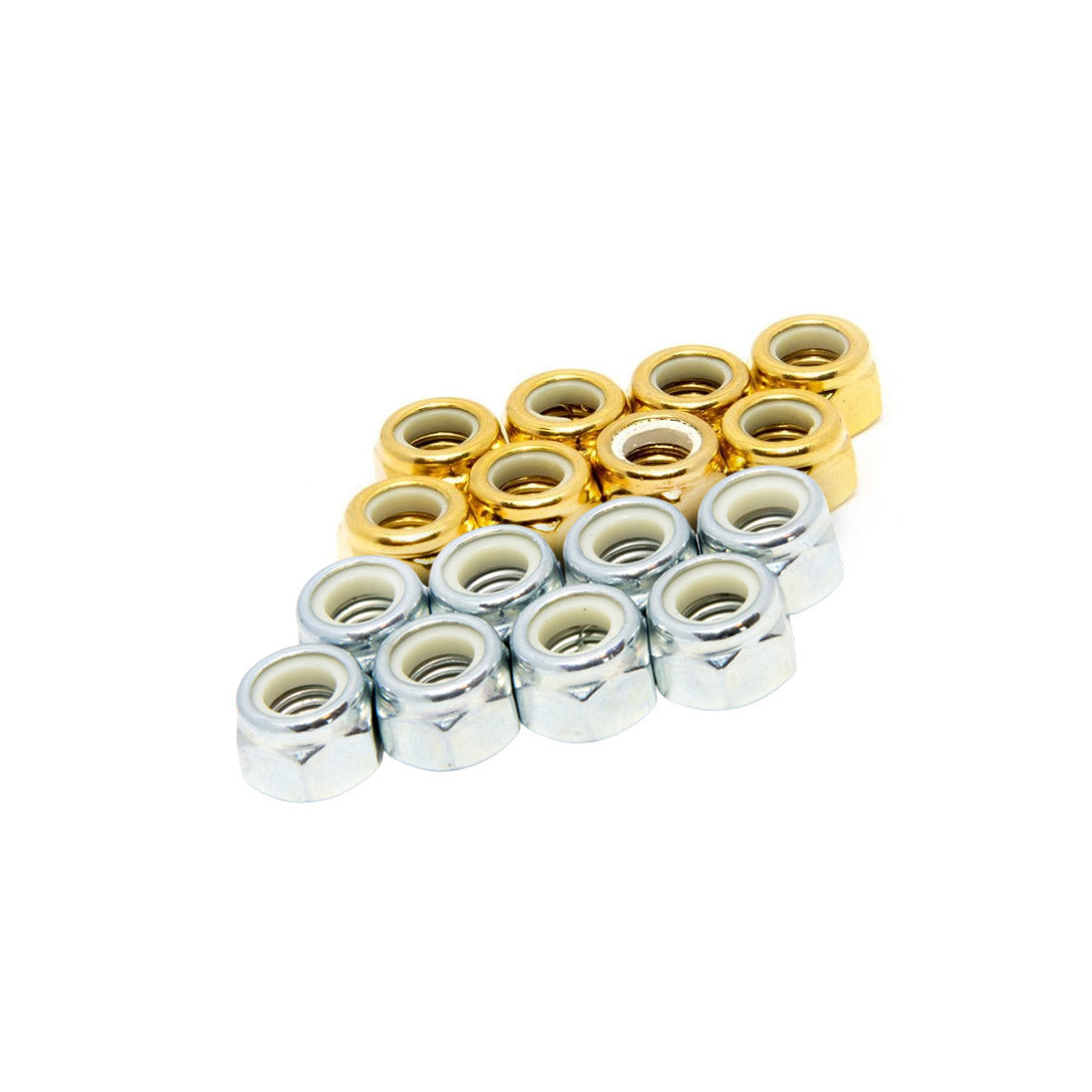 Roll-Line Axle Lock Nuts 7mm 8pk Roller Skate Hardware and Parts