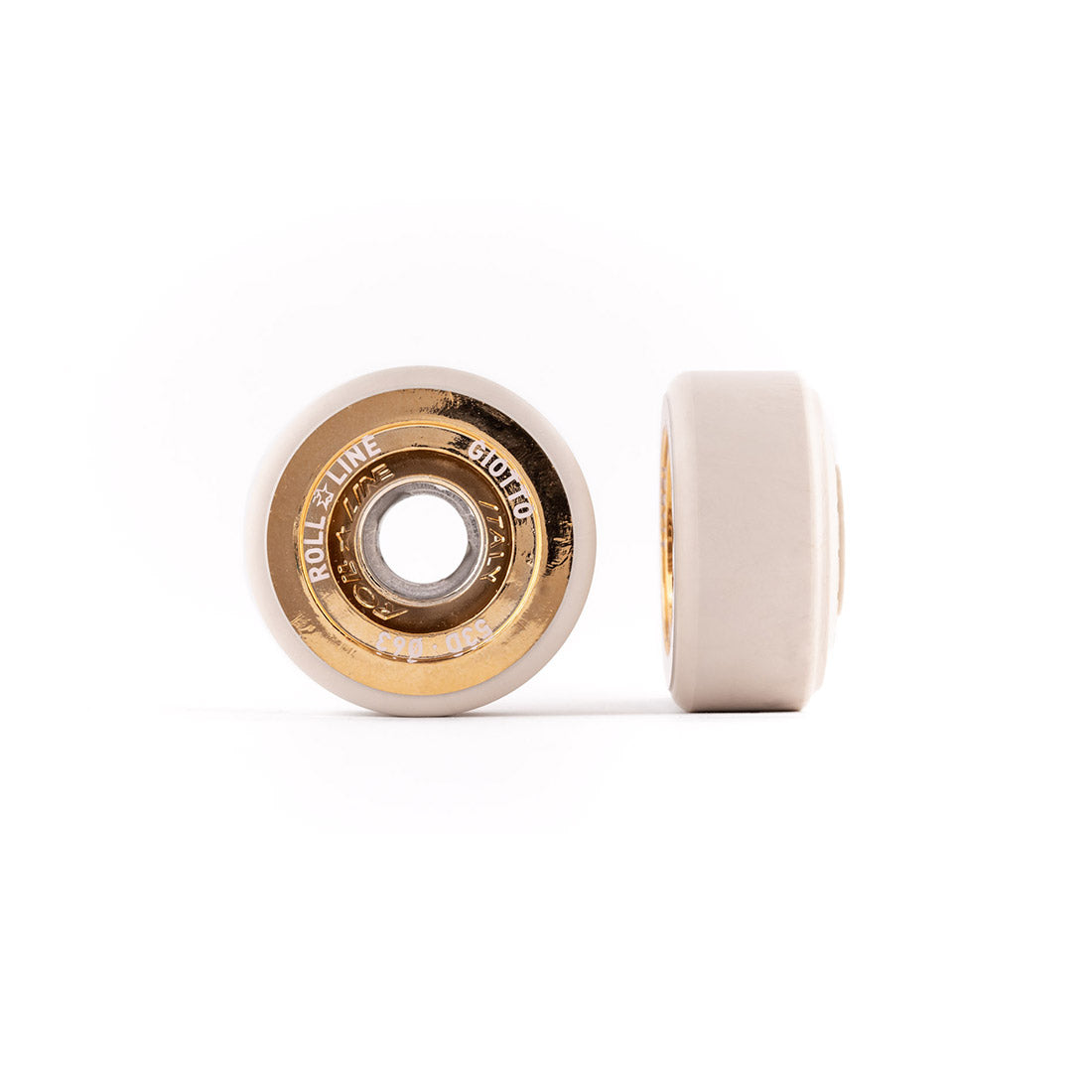 Roll-Line Giotto Figure Wheels 63mm 8pk 53D | Beige Roller Skate Wheels