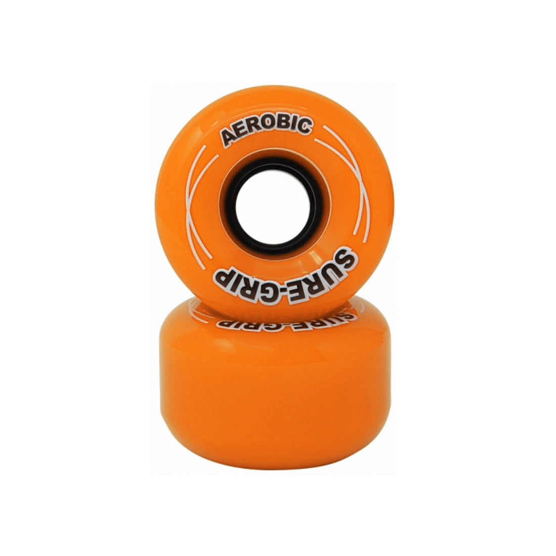 Sure-Grip Aerobic 62mm 85a Wheels 8pk Orange Roller Skate Wheels