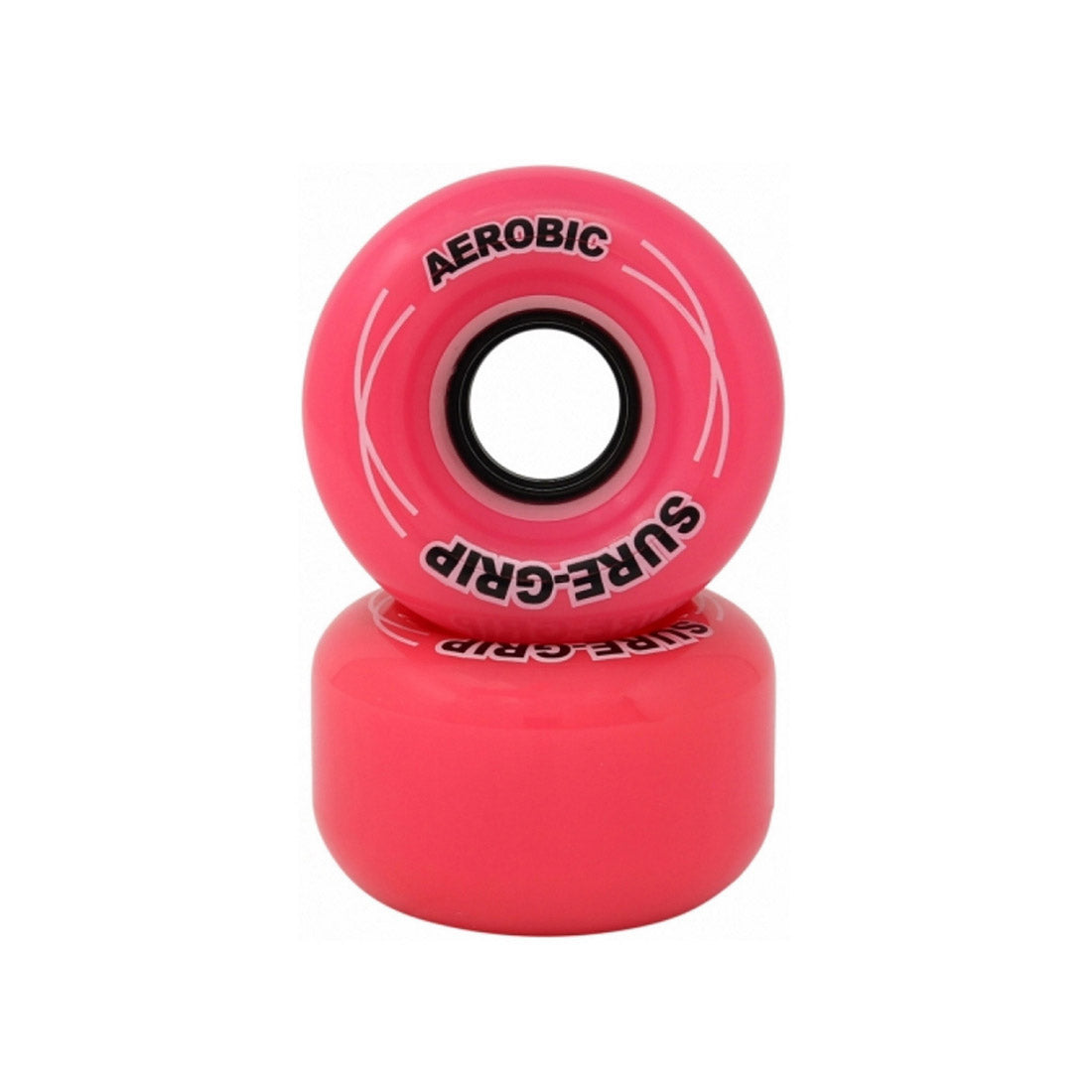 Sure-Grip Aerobic 62mm 85a Wheels 8pk Pink Roller Skate Wheels