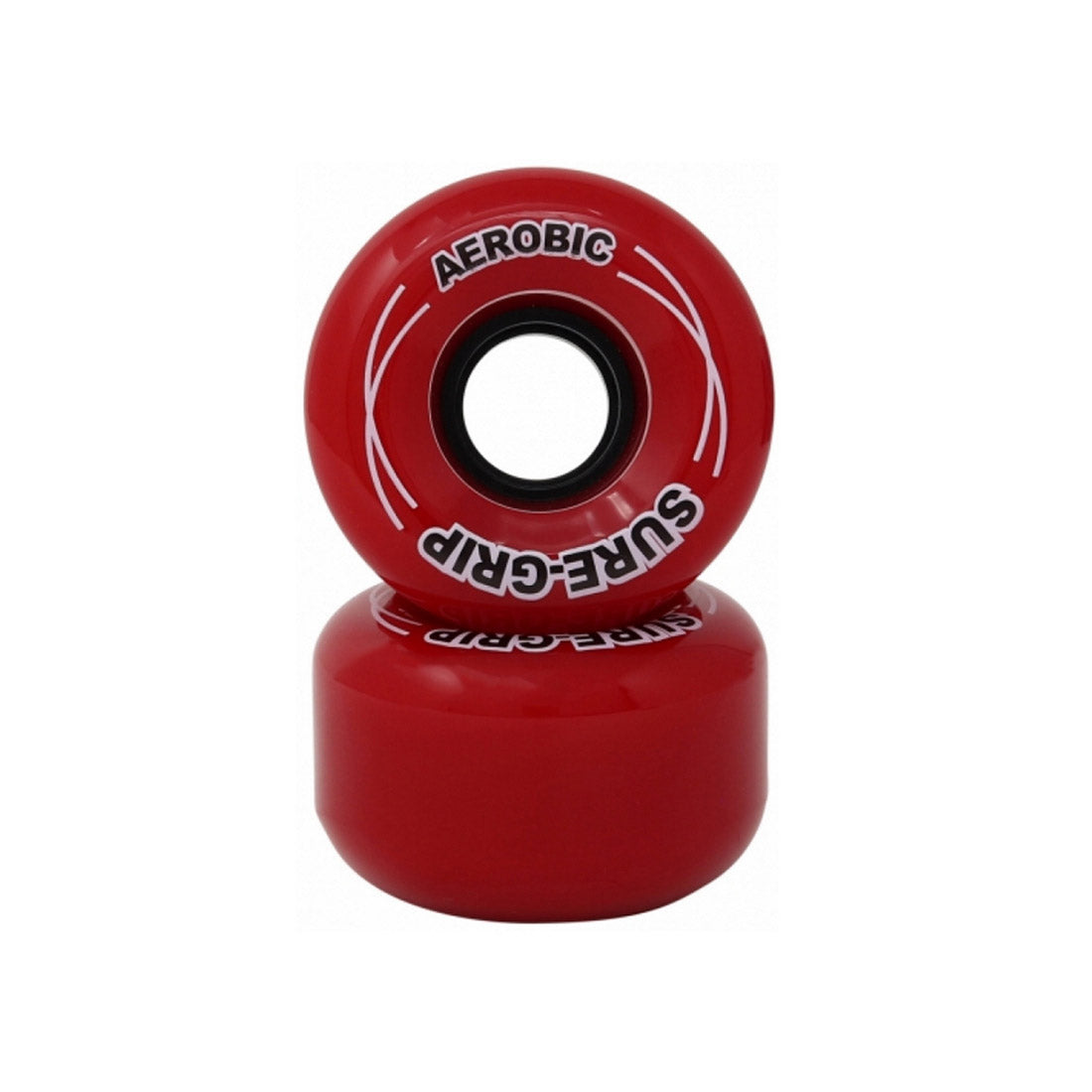 Sure-Grip Aerobic 62mm 85a Wheels 8pk Red Roller Skate Wheels