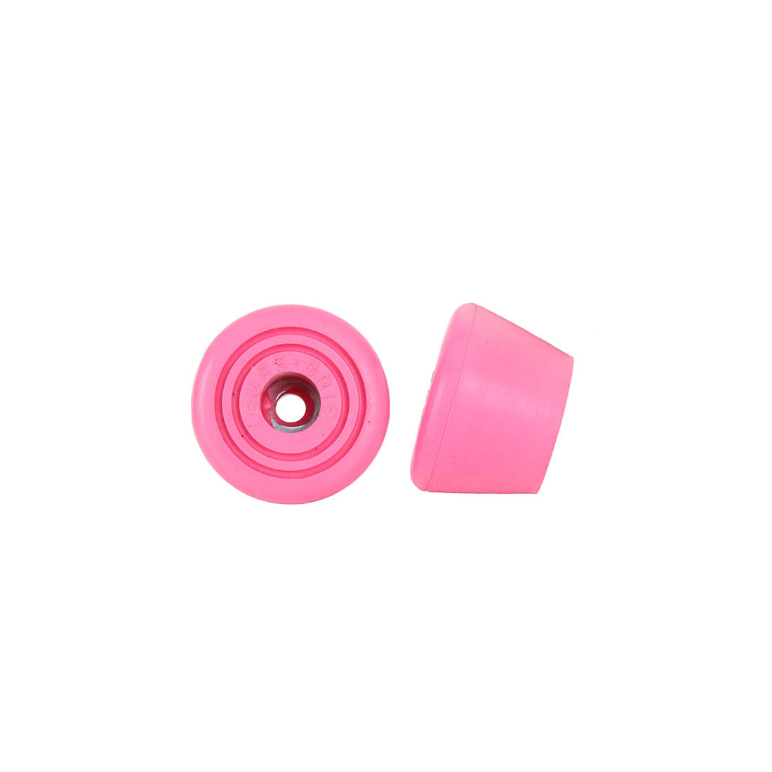 Sure-Grip Bullseye Toe Stops Pink Roller Skate Hardware and Parts