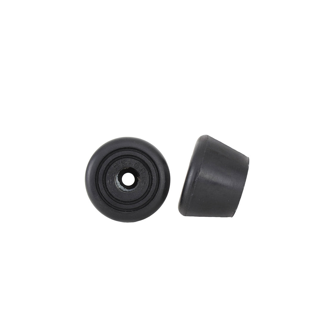 Sure-Grip Bullseye Toe Stops Black Roller Skate Hardware and Parts