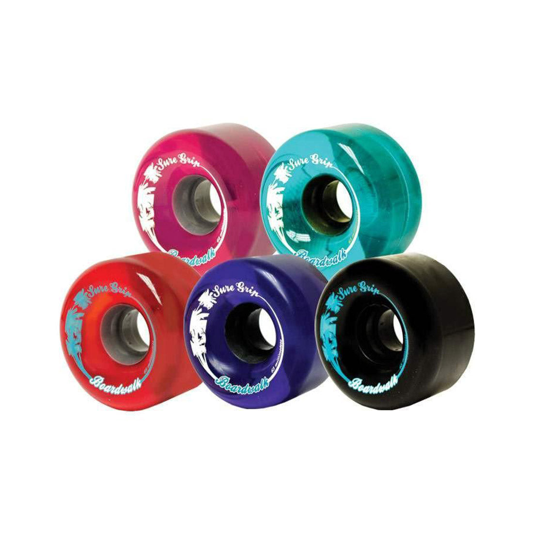 Sure-Grip Boardwalk 65mm 78a Wheels 8pk Roller Skate Wheels