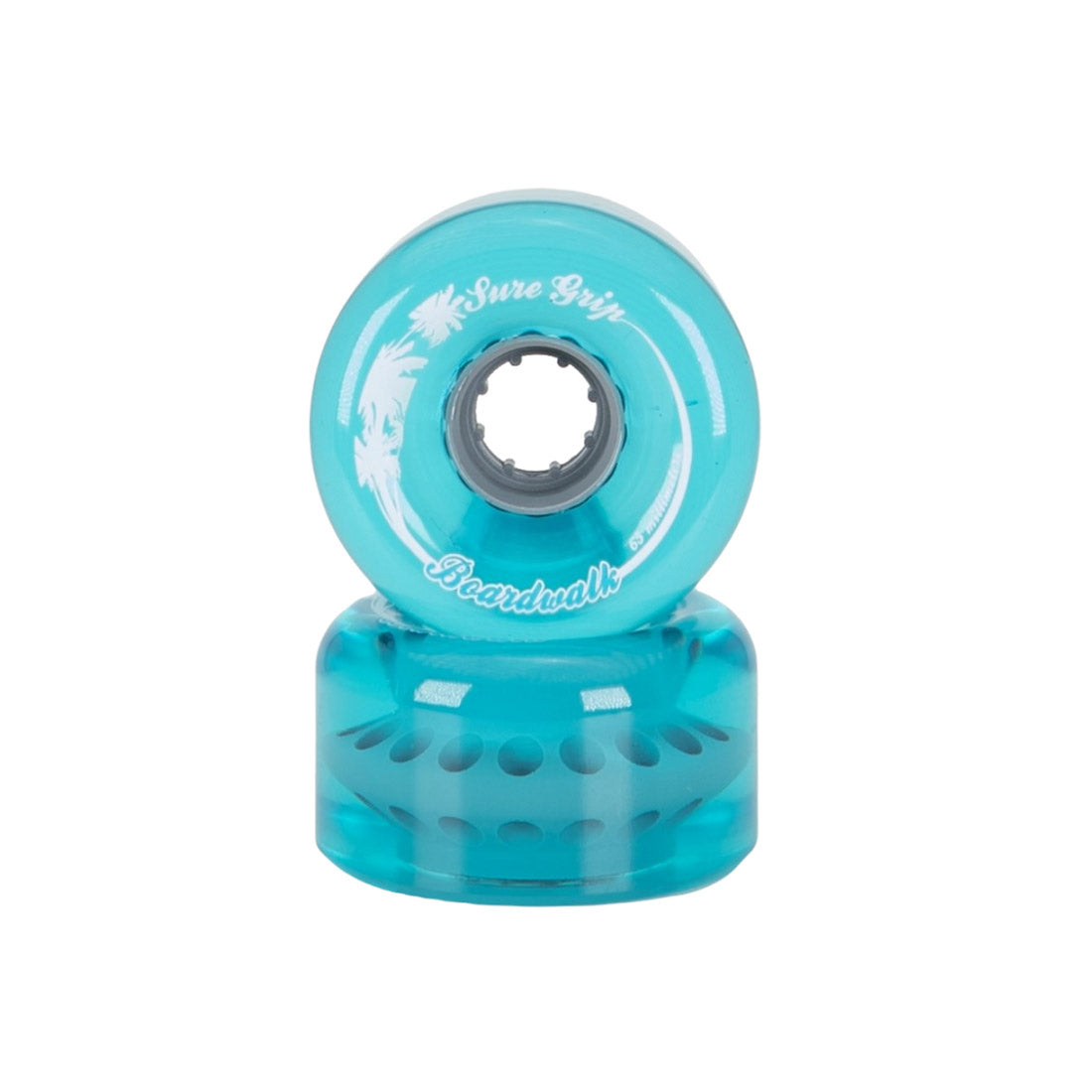 Sure-Grip Boardwalk 65mm 78a Wheels 8pk Blue Roller Skate Wheels