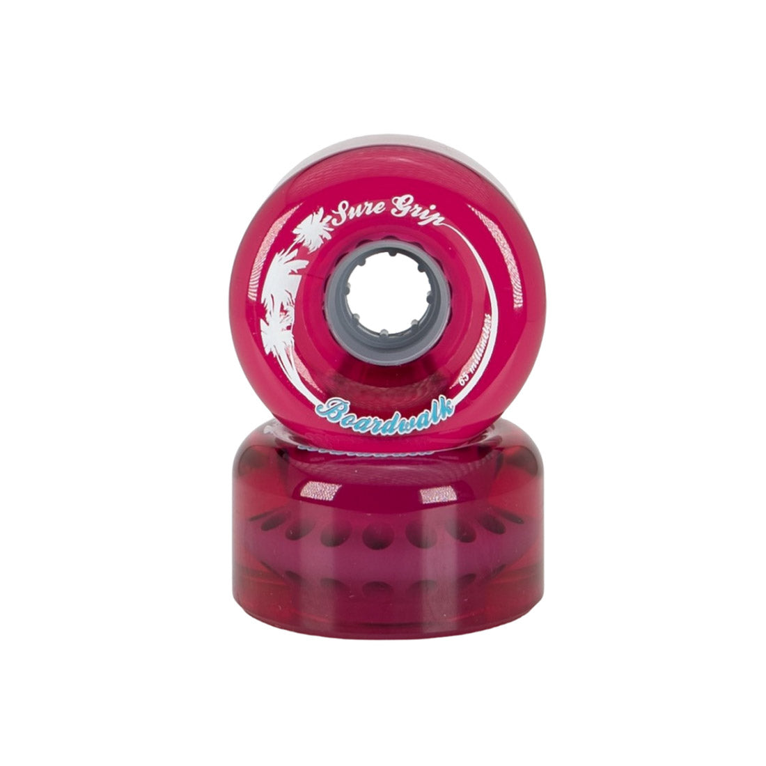 Sure-Grip Boardwalk 65mm 78a Wheels 8pk Pink Roller Skate Wheels