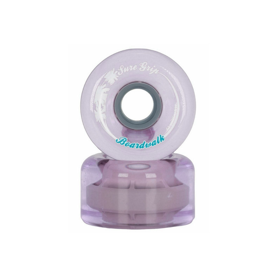 Sure-Grip Boardwalk 65mm 78a Wheels 8pk Lavender Roller Skate Wheels