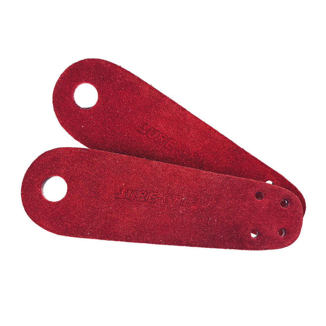 Sure-Grip Suede Flat Toe Guards Merlot (Red) Roller Skate Hardware and Parts