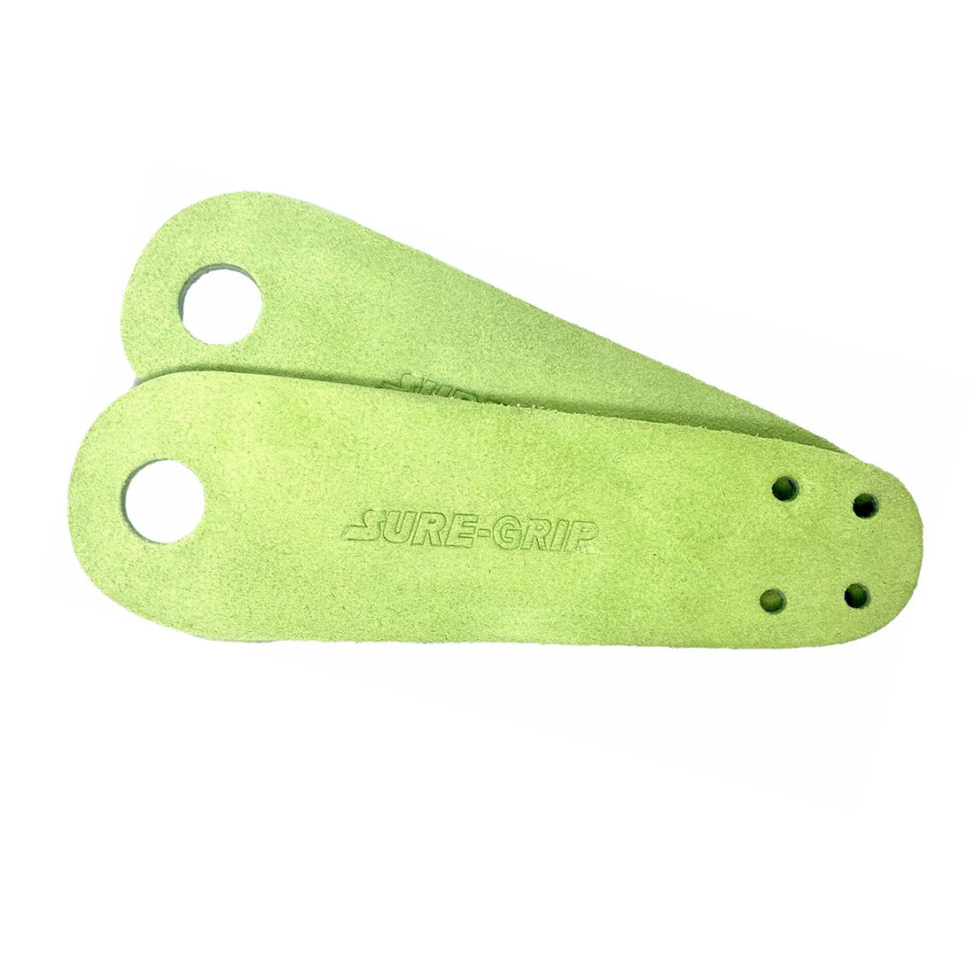 Sure-Grip Suede Flat Toe Guards Key Lime (Green) Roller Skate Hardware and Parts