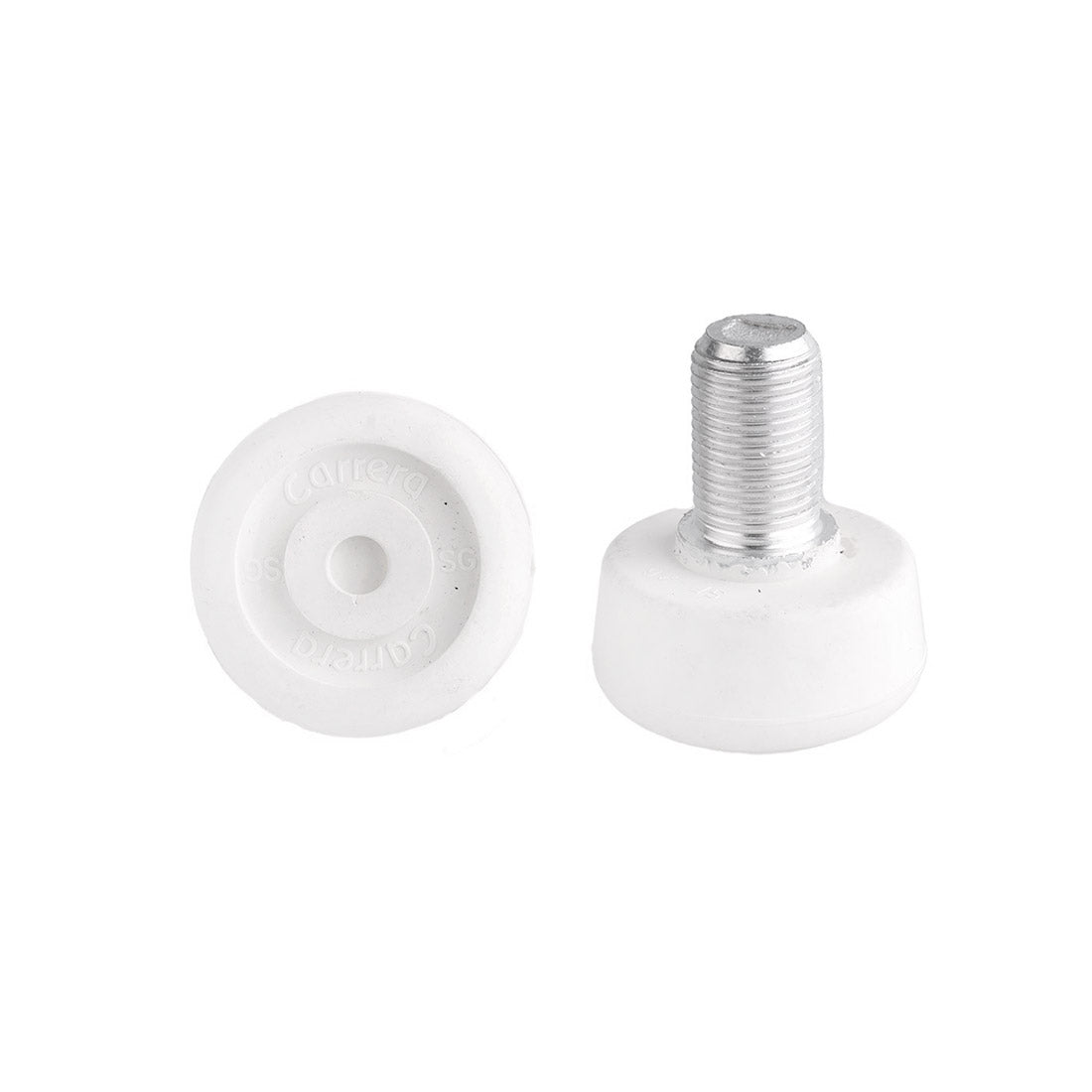 Sure-Grip Carrera Toe Stops White Roller Skate Hardware and Parts