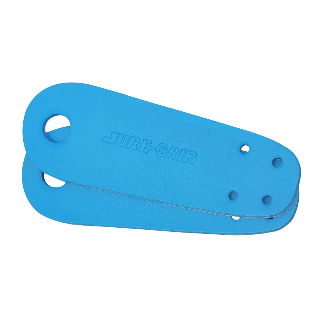 Sure-Grip Leather Flat Toe Guards Light Blue Roller Skate Hardware and Parts