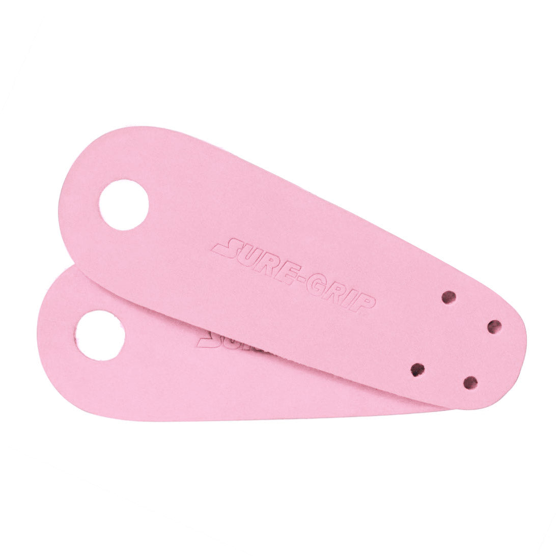 Sure-Grip Leather Flat Toe Guards Light Pink Roller Skate Hardware and Parts