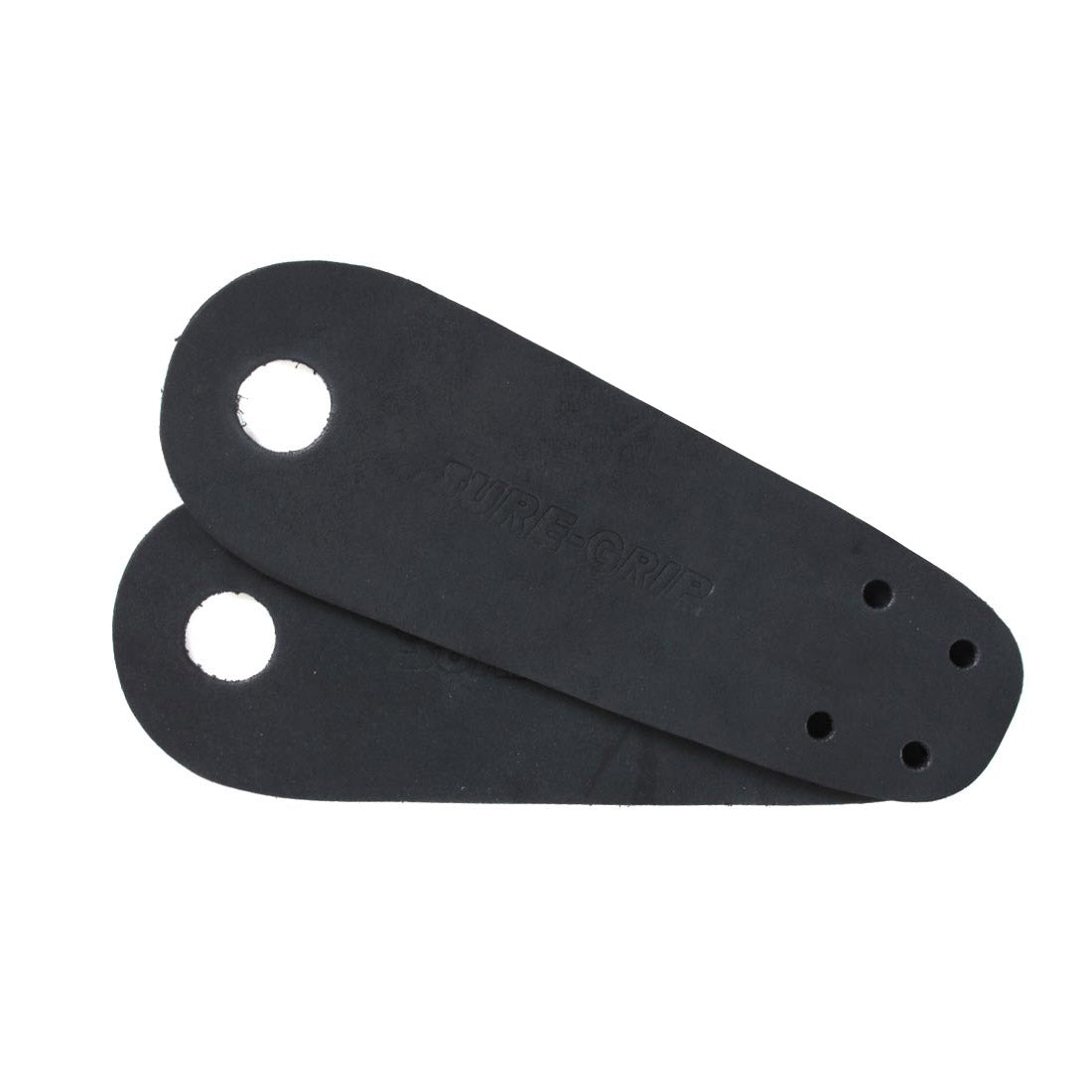 Sure-Grip Leather Flat Toe Guards Black Roller Skate Hardware and Parts