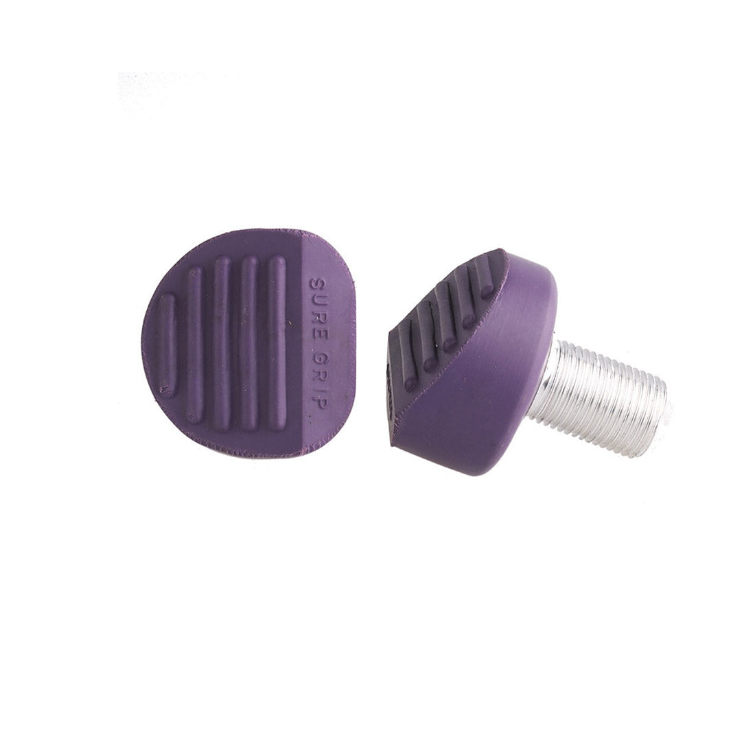 Sure-Grip Mini Gripper Toe Stops Purple Roller Skate Hardware and Parts