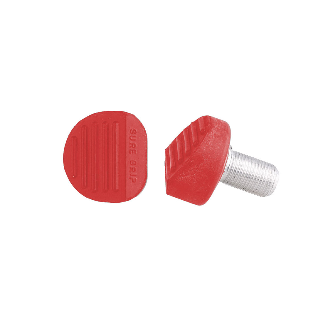 Sure-Grip Mini Gripper Toe Stops Red Roller Skate Hardware and Parts